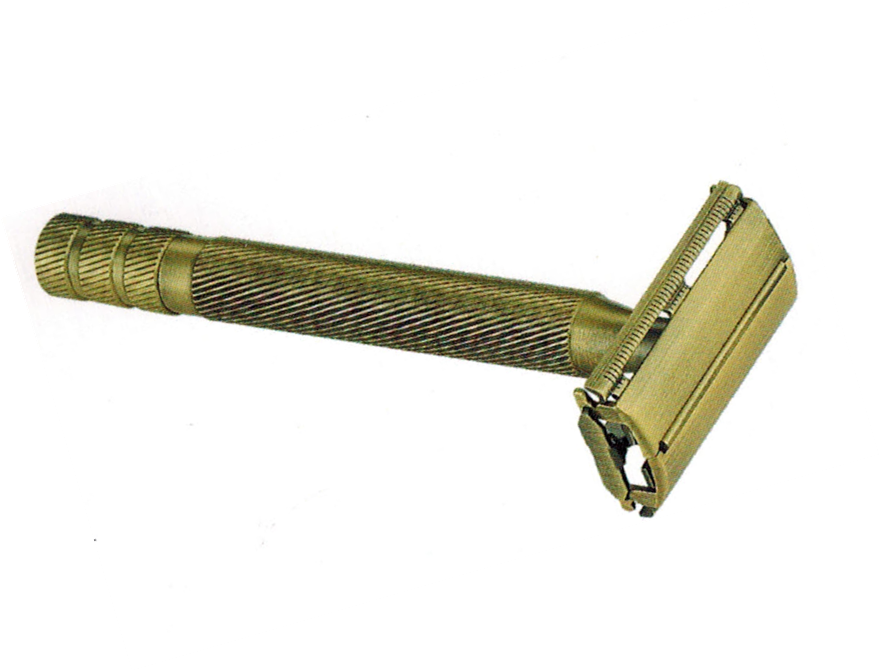 DE BR05 Brass Butterfly Razor